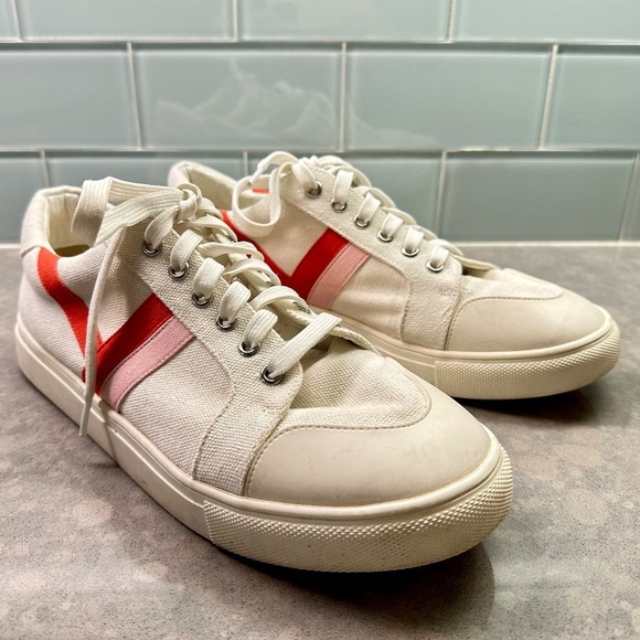 BP Sneaker with Pink Stripes | Size 9.5 - Picture 7 of 8